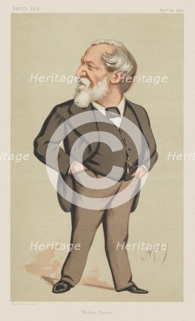 Vanity Fair: "Modern Poetry", 1875. Creator: Carlo (Ape) Pellegrini (Italian, 1839-1889); Vincent Brooks Day & Son.