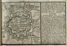 Map of Lippstadt (Germany), 1757-1758 (1765). Creator: Jean de Beaurain.