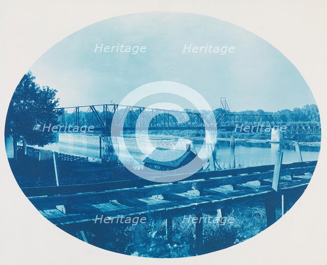 No. 186. Chicago, Burlington & Northern Rail Road Bridge Across Mouth of St Croix River, 1891. Creator: Henry Bosse.