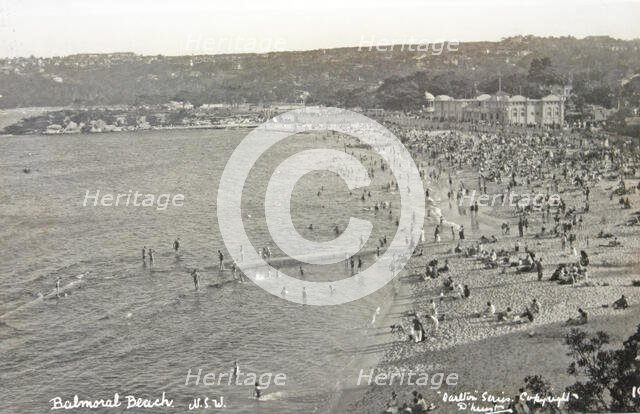 Balmoral Beach, Mosman, c1930. Creator: Unknown.