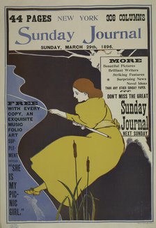 New York Sunday journal. Sunday, March 29th, 1896, c1893 - 1897. Creator: Unknown.