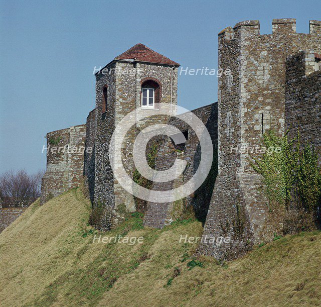Dover Castle Walls, 12th century. Artist: William the Conqueror