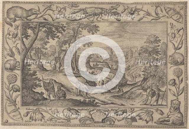 The Sending Out of the Apostles, ca. 1584. Creator: Adriaen Collaert.