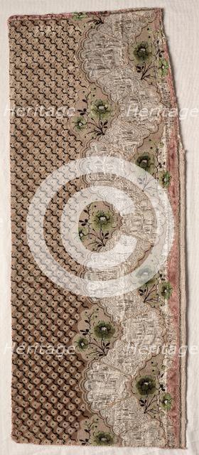 Textile Fragment, 1774-1793. Creator: Unknown.