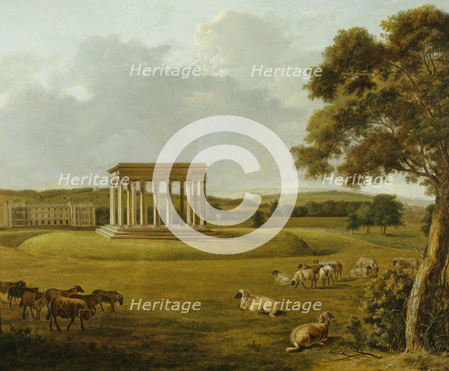 Audley End House, Saffron Walden, Essex, 18th century. Artist: William Tomkins.