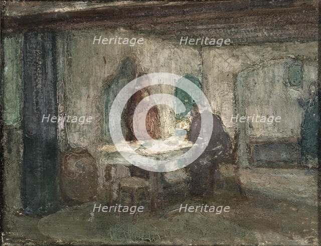 And He Disappeared out of Their Sight, ca. 1898. Creator: Henry Ossawa Tanner.