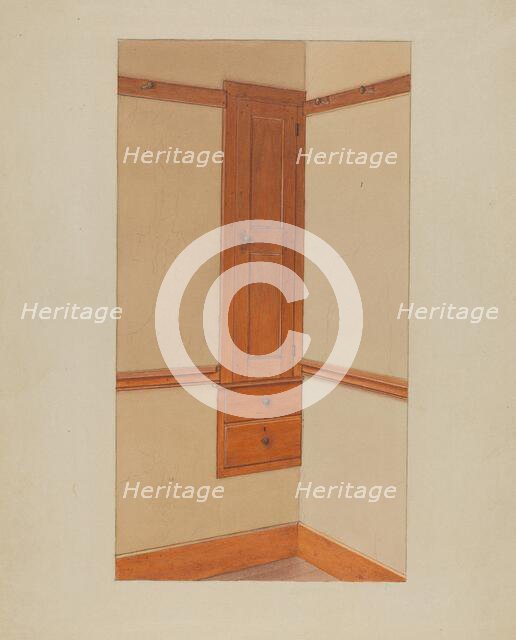Closet and Drawers, c. 1938. Creator: Winslow Rich.