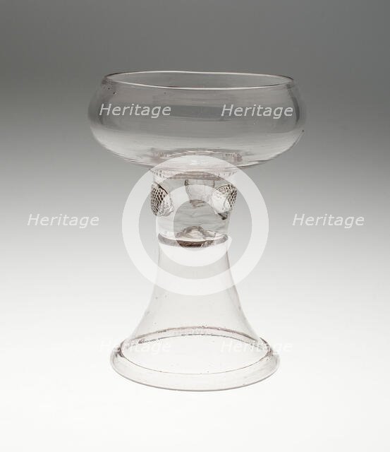 Prunted Beaker (Roemer), Northern Germany, 1700/25. Creator: Unknown.