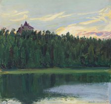 Lakeside Landscape, 1911. Creator: Akseli Gallen-Kallela.