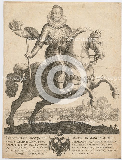 Portrait of Ferdinand II (1578-1637), Holy Roman Emperor, 1630.