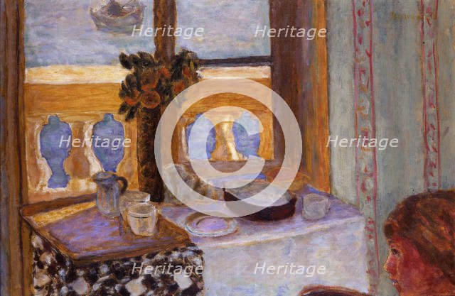 Interior at the Balcony. Artist: Bonnard, Pierre (1867-1947)