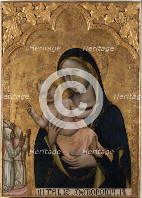 Virgin of the Flagellants, ca 1350. Creator: Vitale da Bologna (ca 1308-1369).