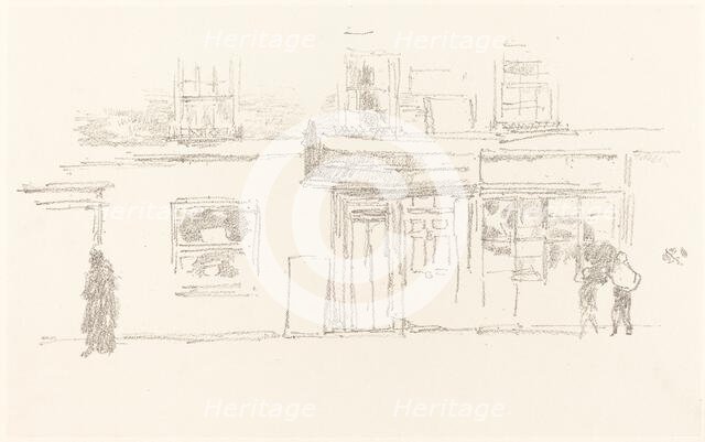 Chelsea Shops, 1888. Creator: James Abbott McNeill Whistler.