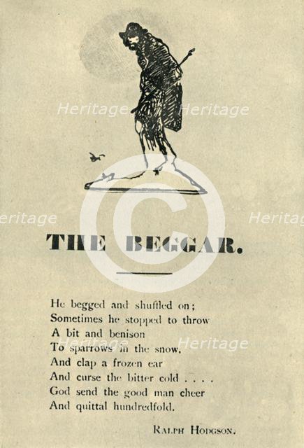 'The Beggar', 1913, (1946). Creator: Unknown.