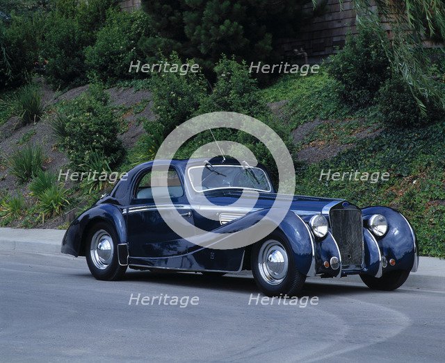 1937 Delage D8. Artist: Unknown.