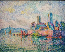 Antibes, The towers, 1911. Creator: Signac, Paul (1863-1935).