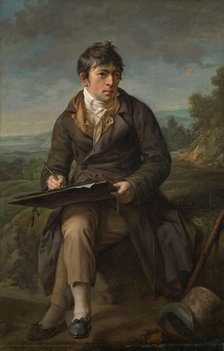 Portrait of the Landscape Painter Carl Anton Graff, 1809. Creator: Anton Graff.