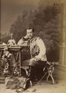 Portrait of Grand Duke Sergei Maximilianovich of Leuchtenberg (1849-1877), 1873.