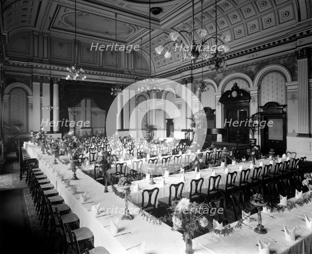 The grand hall of the Criterion Restaurant, 30 Regent Street, Westminster, London, 1913. Artist: Bedford Lemere and Company