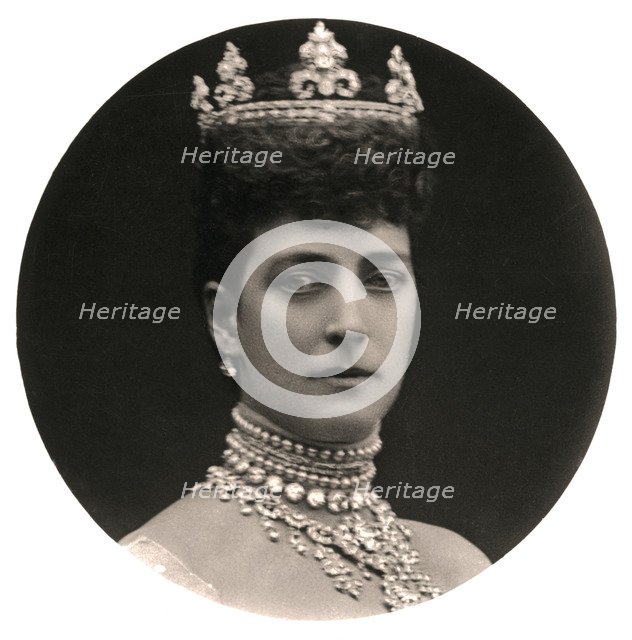 Queen Alexandra (1844-1925), queen consort to King Edward VII, late 19th century.Artist: Rotary Photo