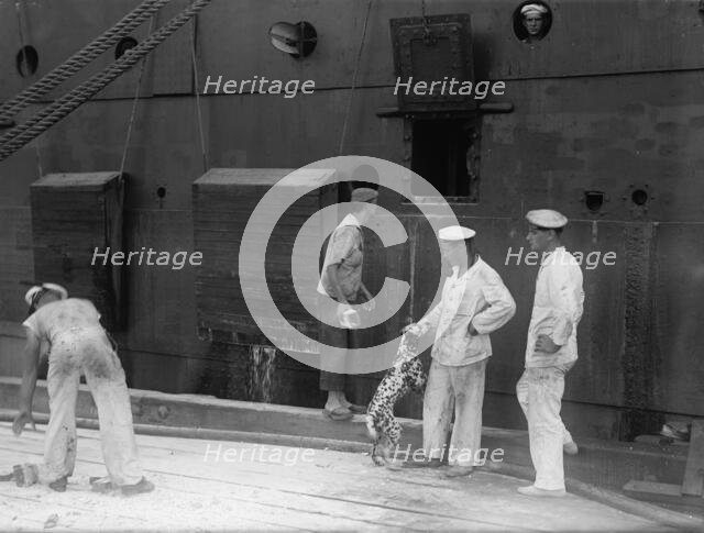 German Sailors Interned in U.S., 1917. Creator: Harris & Ewing.
