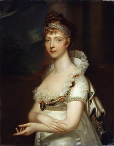 'Portrait of Empress Elizabeth Alexeievna', late 18th or early 19th century. Artist: Jean Laurent Monnier