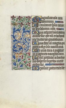 Book of Hours (Use of Rouen): fol. 107v, c. 1470. Creator: Master of the Geneva Latini (French, active Rouen, 1460-80).