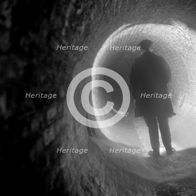 Regent Street Sewer, Regent Street, Westminster, Greater London, c1945-c1980. Artist: Eric de Maré.