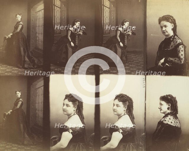 Amélie and Elise Gitteri, 1866. Creator: André-Adolphe-Eugène Disdéri.