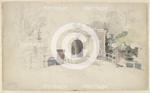 The Kennemer or Nieuwpoort in Haarlem, 1837-1888. Creator: Johannes Josephus Destree.