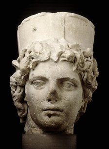 Roman Head of a Male Deity, Perhaps Aristaeus, 2nd century. Creator: Unknown.