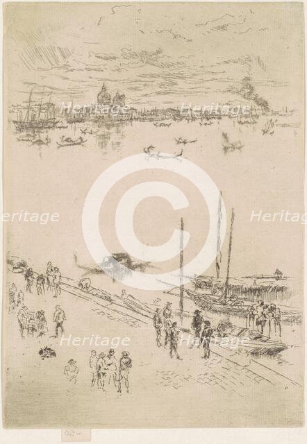 Upright Venice, 1879-1880. Creator: James Abbott McNeill Whistler.