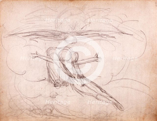 Sketch of the Trinity, c1787-1818.  Creator: William Blake.