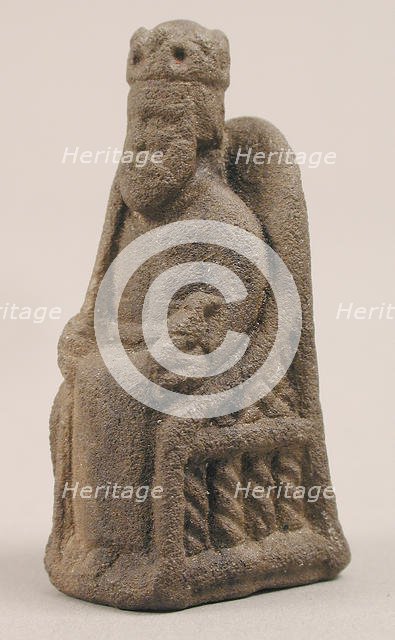 Game Piece in the Form of an Enthroned King, ca. 1200-1250. Creator: Unknown.