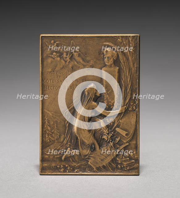 Medallion (reverse), 1903. Creator: Jules Dupré (French, 1811-1889).