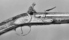 Flintlock Gun, German, ca. 1730-40. Creator: Unknown.