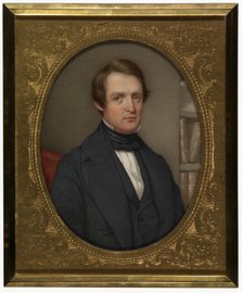 Portrait of a Gentleman, ca. 1840. Creator: Henry Brintnell Bounetheau.