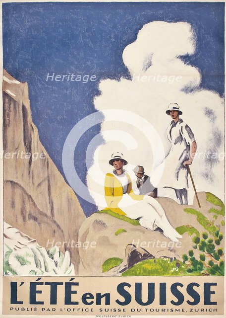 L'ete en Suisse, 1921.