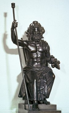 Roman bronze of Jupiter. Artist: Unknown