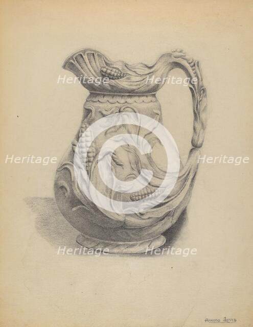 Pitcher, 1935/1942. Creator: Louis Annino.