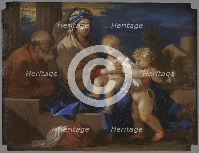 La Sainte Famille, between 1636 and 1671. Creator: Sébastien Bourdon.