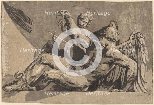 Saturn, 1525/1530. Creator: Giuseppe Nicola Rossigliani.