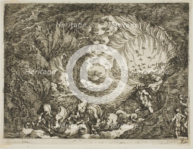 Apocalyptic Vision with Sea Gods, n.d. Creator: Johann Wilhelm Bauer.