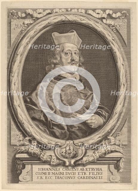 Cardinal Giovanni Carlo dei Medici, before 1691. Creator: Adriaen Haelwegh.