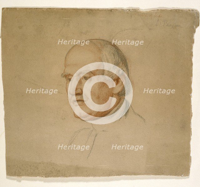 Portrait of Dr Bloxham, c1860-1870s. Artist: William Holman Hunt.