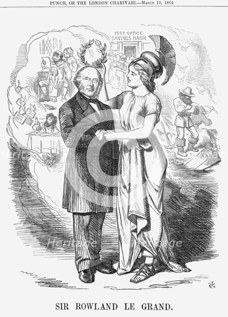 'Sir Rowland Le Grand', 1864. Artist: John Tenniel