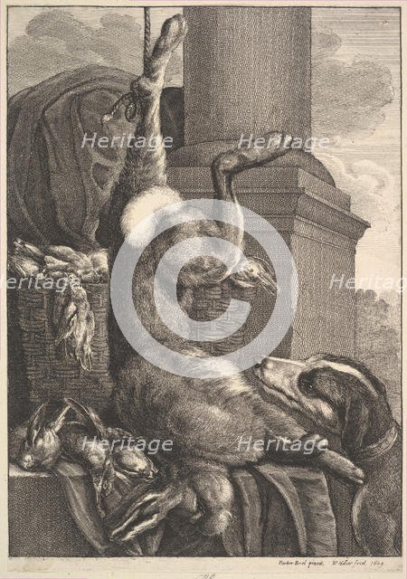 The Dead Hare, 1649. Creator: Wenceslaus Hollar.