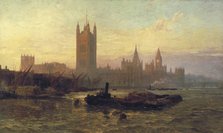 'The Palace of Westminster', 1892. Artist: George Vicat Cole