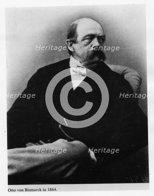 Otto von Bismarck (1815-1898), First Chancellor of the German Empire. Artist: Unknown