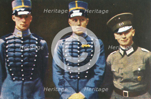 Modern pentathlon winners, 1928. Creator: Unknown.